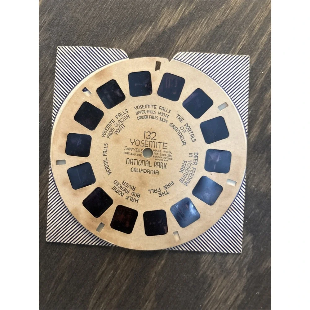 Lot Of 10 Vintage Sawyer's View Master Reels, 7 More Wonders Of The World